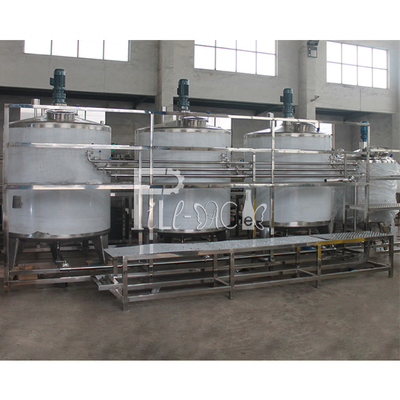 De Gemengde Op smaak gebrachte Lychee van de drankthee 3000L/H Juice Preparation Equipment Plant System