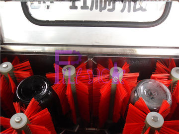 Dubbele de Fles van het Hoofden Semi Automatische Glas het Schoonmaken Machine voor Drank Vullende Lijn