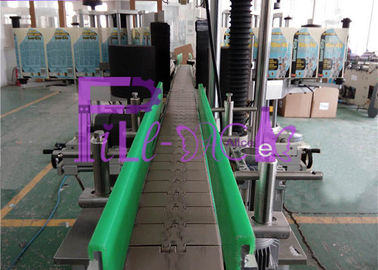 Volledig Automatisch Roestvrij staal 304 Vlakke Fles Etiketteringsmachine met Zijkleefstof 2