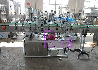 Roestvrij staalfles het Zelfklevende Gecontroleerde Systeem van de Etiketteringsmachine PLC