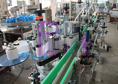 Roestvrij staalfles het Zelfklevende Gecontroleerde Systeem van de Etiketteringsmachine PLC