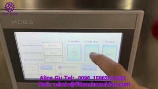 2213 M10 Automatische horizontale cilindrische flessenetiketteermachine
