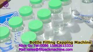 2265 J40 Lineaire glazen fles met gesplitste body en brede opening, magnetische pompvulling met 2 koppen en dop op 4 wielen
