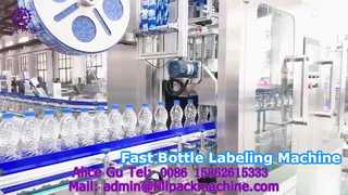 2173 M10 Dual-Head 350 Dual-materiaal schijf Plastic fles automatische etiketteermachine