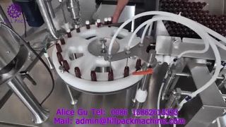 2231 J2 Combinatiemachine met roterende 4-kops vul- en 1-kops sluiting voor kleine flessen