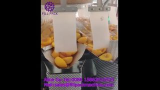 2249 O18 Automatische weeg- en vulmachine voor gele perziken in blikjes