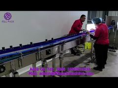 2166 M4 Automatische draaitafel met plastic fles, zelfklevende transparante dubbelzijdige etiketteermachine