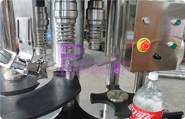 Roestvrij staal Sprankelende Drank het Vullen Machine, CDD-Fles Automatische het Afdekken Machine