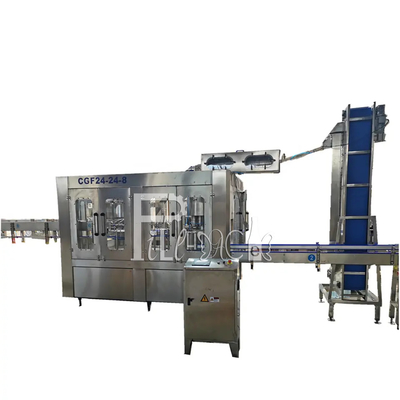 het Water van 2L Monoblock het Spoelen het Vullende het Afdekken de Fles van het Machinehuisdier Zuivere Drinken 0.5Mpa
