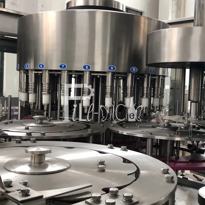 3 in 1 Monoblock-Mineraalwater het Vullende het Afdekken Machine10000bph Plastic Fles Spoelen
