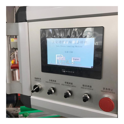 Het enige Hoofd krimpt Koker Etiketteringsmachine 150BPM Volledige Automatisch voor pvc-Fles
