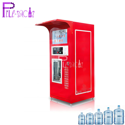 Muntstuk en Bill Purified Water Bottle Vending-Machine 10L/Min 550W 0.5MPA