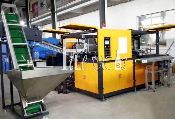 190 mm PET-flessenblaasmachine met 1 holte Volautomatisch voor 3 - 5L