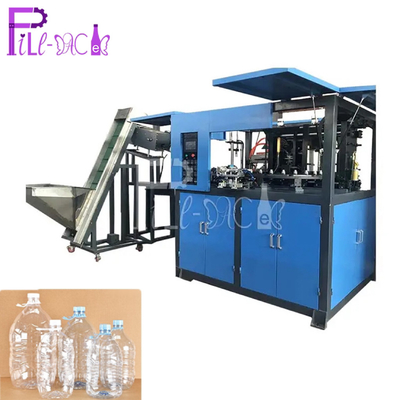 Volautomatische PET-fles blaasvormmachine / apparatuur 2 holte voor 3 - 5L