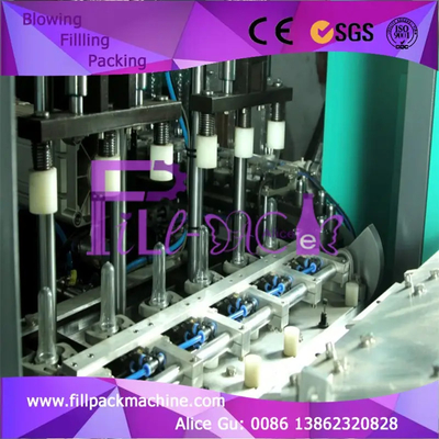 Volautomatische PET-fles blaasvormmachine / apparatuur 2 holte voor 3 - 5L