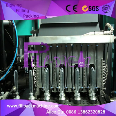 Volautomatische PET-fles blaasvormmachine / apparatuur 2 holte voor 3 - 5L