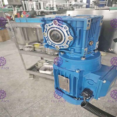 Enige Hoofd Zelfklevende Sticker Etiketteringsmachine 50BPM voor Ronde Fles