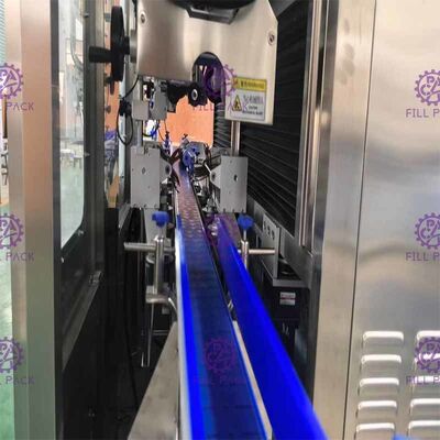 Volledige Automatisch krimpt Koker Etiketteringsmachine het Dubbele Hoofd voor Lichaam met Stoom krimpt