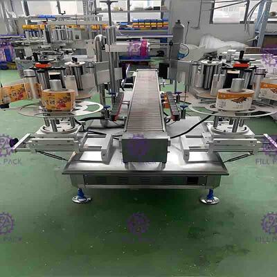 Tweezijdige de Machine van SUS304 40m/Min Automatic Flat Bottle Labeling
