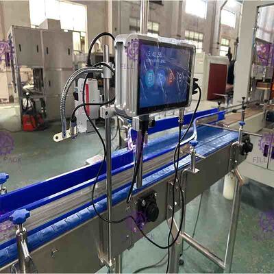 2 hoofden 120m/Min Inkjet Date Coder Machine met Regelbare Pijp