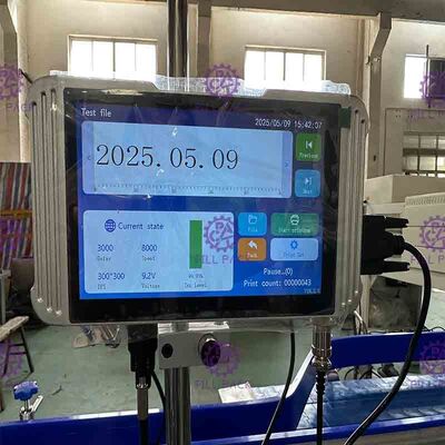 2 hoofden 120m/Min Inkjet Date Coder Machine met Regelbare Pijp