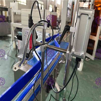 2 hoofden 120m/Min Inkjet Date Coder Machine met Regelbare Pijp