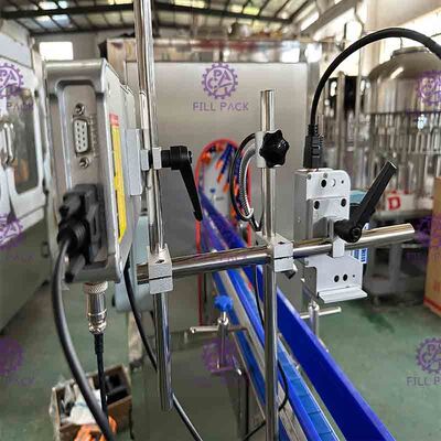 2 hoofden 120m/Min Inkjet Date Coder Machine met Regelbare Pijp