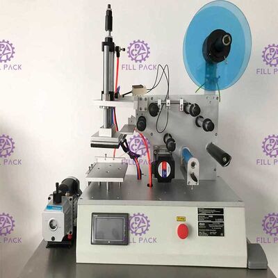 Vierkante Vlakke Fles de Kruiken Zelfklevende Sticker van de Etiketteringsmachine 2000BPH Semi Automatisch