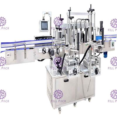 Dubbel of Drie Zij Zelfklevende Stickerfles die Labeler-de Lijninstallatie etiketteren van het Machinemateriaal