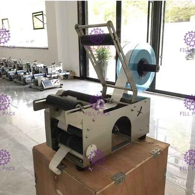 Semiauto 50BPH Zelfklevende Etiketteringsmachine met Codeprinter