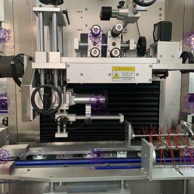 Foto-elektrisch krimp de Sticker van de het HUISDIEREN Vlakke Fles van Kokerpvc Etiketteringsmachine