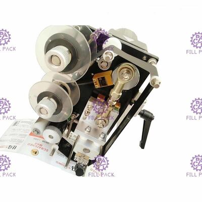 Semi automatische Fles Etiketteringsmachine voor stickeretiketten met de printer van de datumcodage