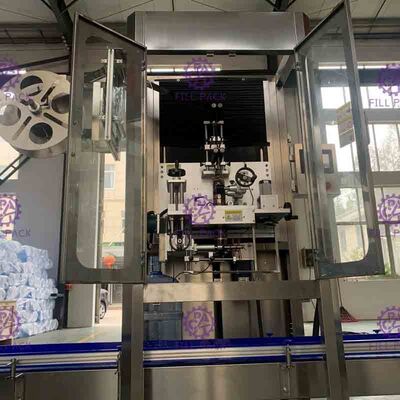 0-50BPM de Fles van de roestvrij staalgallon PLC van de Etiketteringsmachine Controle