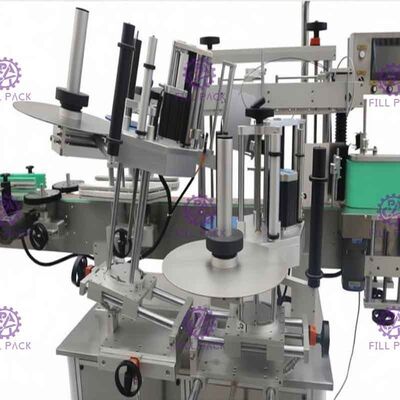 Tweezijdige Sticker Etiketteringsmachine voor de Flessennauwkeurigheid van het Glasbier +/- 1mm