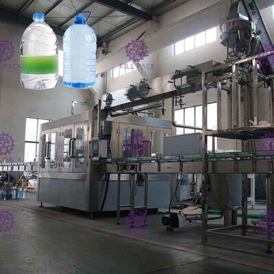 2500BPH het Drinkwater van de capaciteits5l Fles het Vullen Installatie met PLC Controle