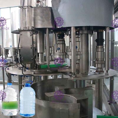 2500BPH het Drinkwater van de capaciteits5l Fles het Vullen Installatie met PLC Controle