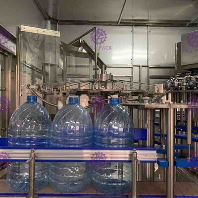 6 hoofden600bph Lineair Drinkwater die Mchine-Touch screen met Capsuleermachine bottelen