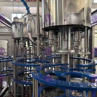 3L / 5L/10L-Mineraalwater Plastic Fles 2 in 1 Rinser-Materiaal/Installatie/Machine/Systeem/Lijn van de Vullercapsuleermachine