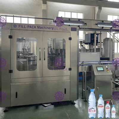 Automatische Drinkwater het Vullen Machine, Roestvrij staal Gebottelde Waterproductielijn
