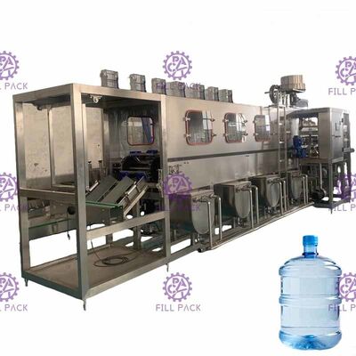 PLC 300BPH 18.9L de Zuivere Corrosiebestendige Machine van het Waterflessenvullen