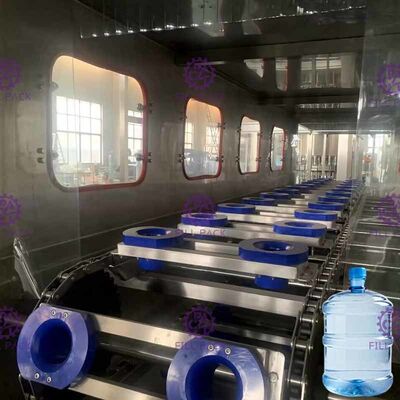 PLC 300BPH 18.9L de Zuivere Corrosiebestendige Machine van het Waterflessenvullen