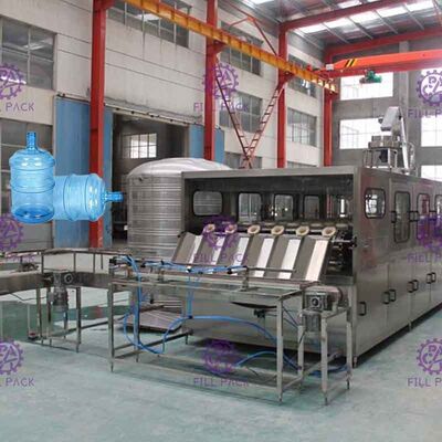 Vier wassende Stappen Automatische Water het Vullen Machine met Roestvrij staalketting