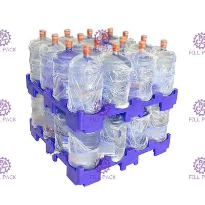 Aangepaste Kleur 5 Laagbodem Gerecycleerde Plastic Pallet voor de Fles van het 5 Gallonwater