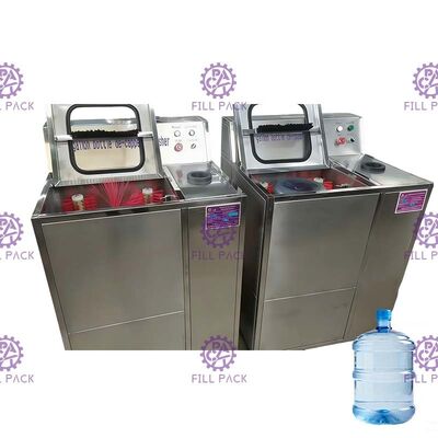 SUS304 300BPH Semi Automatische de Analysebescherming van de 5 Gallon Vullende Machine