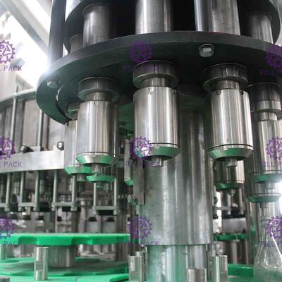 3 in 1 Sprankelende Drank het Vullen het Afdekken Fles van het Machine Monobloc Glas met Aluminium GLB