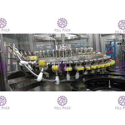3 in 1 Sprankelende Drank het Vullen het Afdekken Fles van het Machine Monobloc Glas met Aluminium GLB