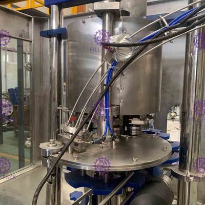 2 in 1 Monoblock-Flessenvullenmachine voor Plastic Blikken
