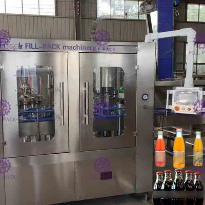 3 in 1 Monoblock-Was het Vullen het Afdekken Machine voor Sapdrank/Wijn