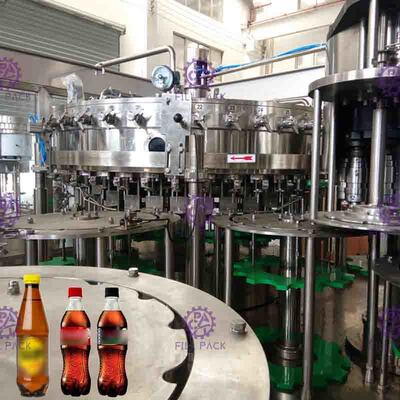 Koude de frisdranken vullende lijn van de HUISDIEREN Plastic Fles Sprankelende Drank