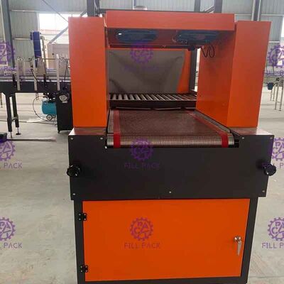 10pcs/Min Bottle Shrink Wrap Machine-Touch screen voor Sapkola